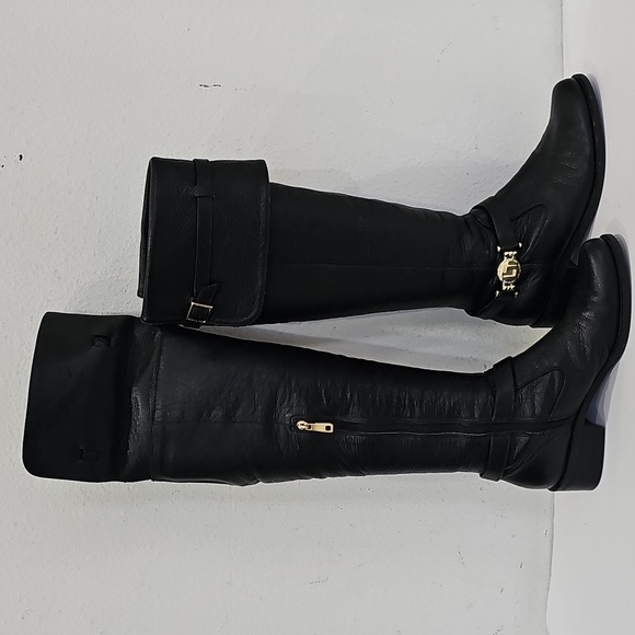 Luz Da Lua Black boots Knee High Size 5 - Picture 11 of 12